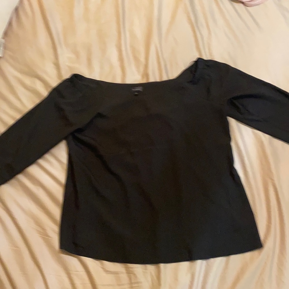 The Limited Black Off the Shoulder 3/4 Sleeve